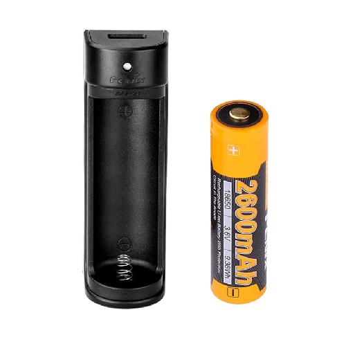 Набор для зарядки Fenix (аккумулятор 1*18650, зарядка, USB кабель), ARE-X12016 ARE-X12016 от прозводителя Fenix