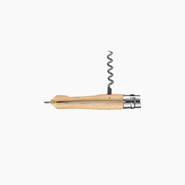 Нож Opinel №10, нержавеющая сталь, рукоять из бука, со штопором и открывалкой 002578 от прозводителя Opinel