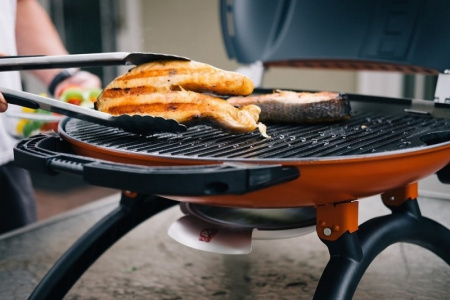 Газовый гриль O-GRILL 500MТ bicolor black-gold + адаптер А 500MT_GOLD от прозводителя O-GRILL